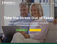 Tablet Screenshot of beacontax.org